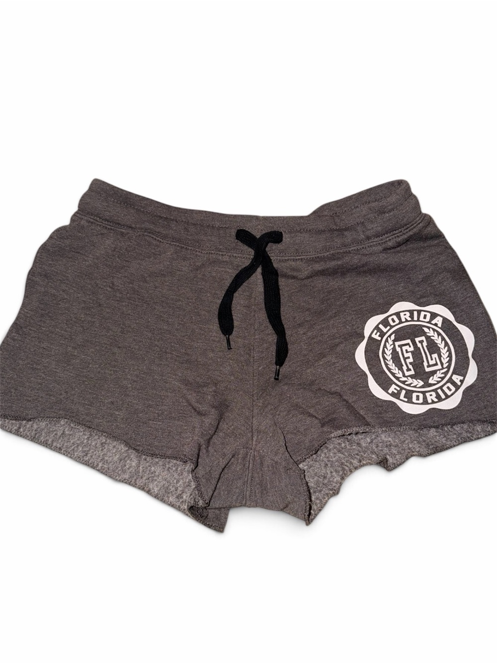 Women's Gray Athletic Lounge Shorts with Florida Logo